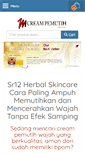 Mobile Screenshot of creampemutihwajah.net